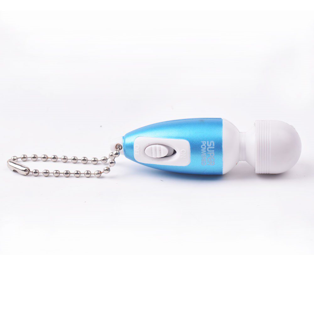 Mini wand vibrator (blauw) - Image 3