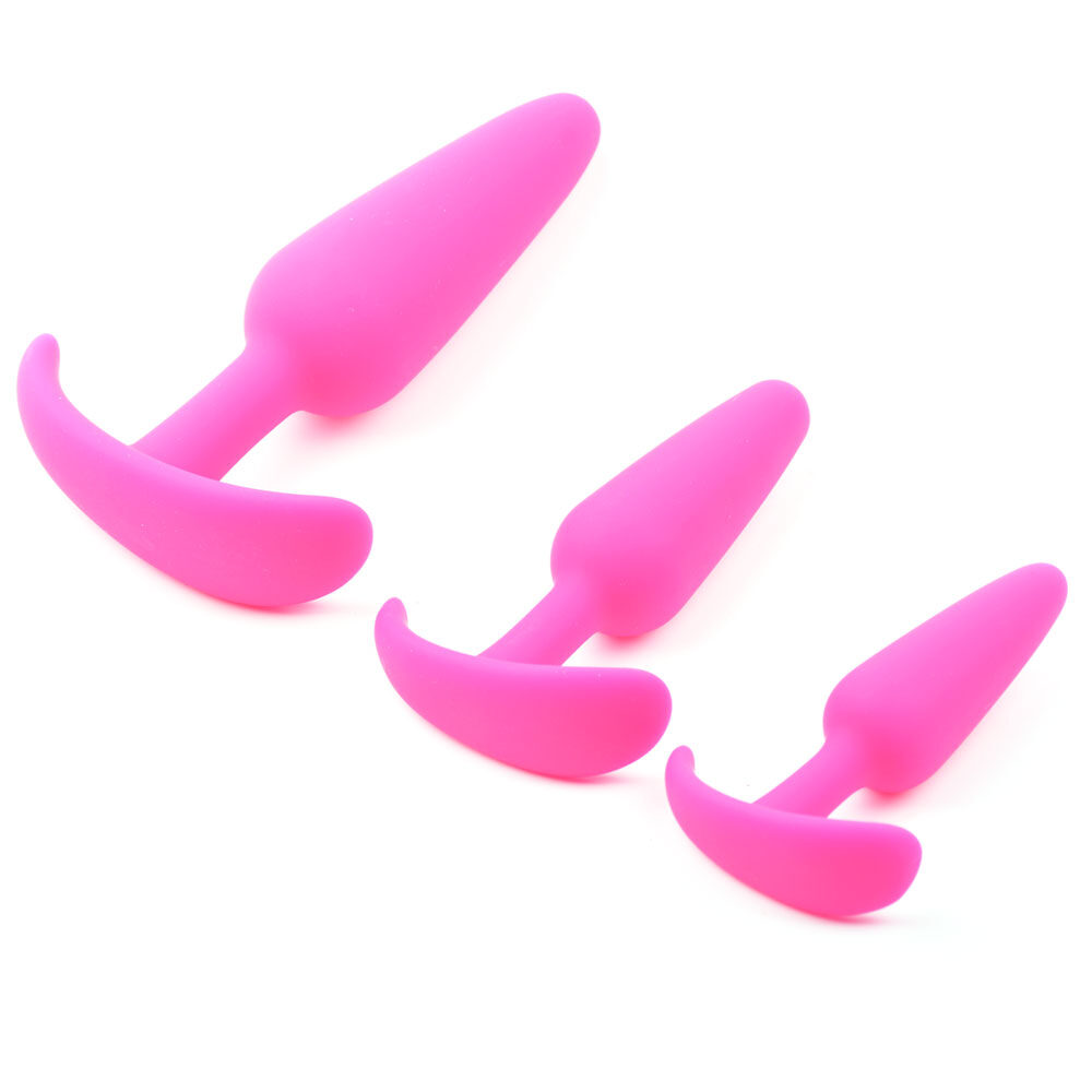 Buttplug set van 3 (roze) - Image 3